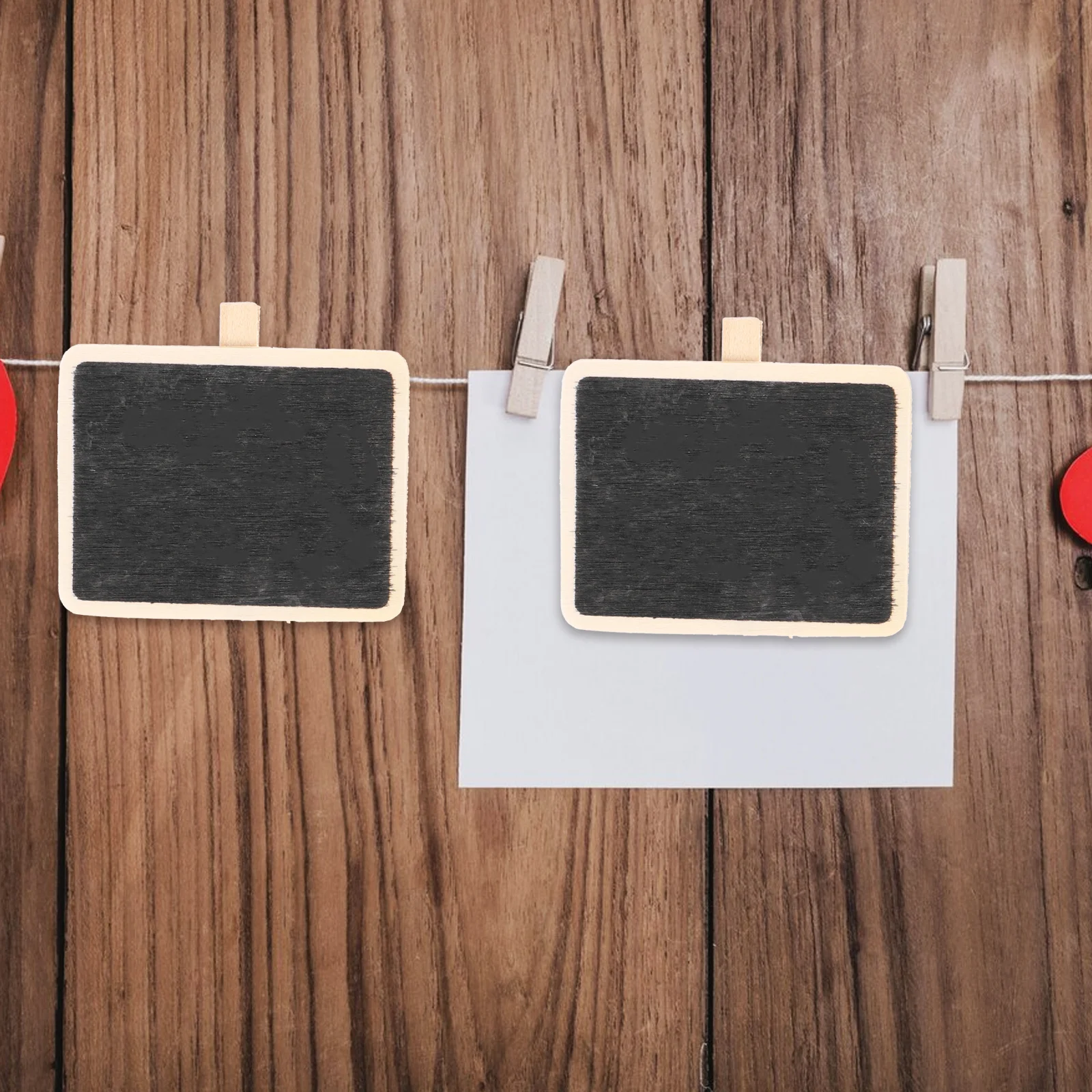 10 قطعة مقاطع مذكرة السبورة الصغيرة أصحاب الرسائل الزخرفية للصور ملاحظات مكتب المنزل استخدام الإبداعية لوحة السبورة الصغيرة