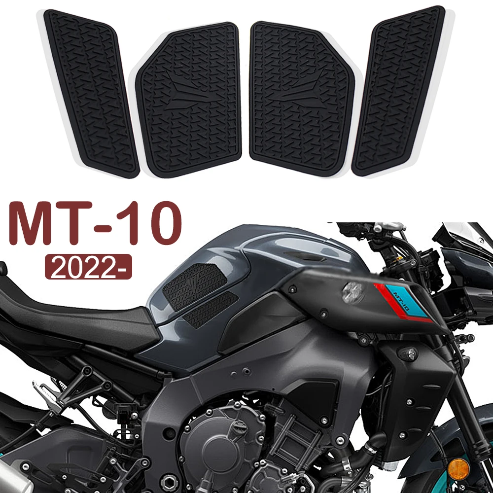 

2022 For Yamaha MT10 MT-10 MT 10 2023 Motorcycle Tank Traction Pad Anti Slip Sticker Gas Knee Grip Protector mt 10 mt10 Tank Pad