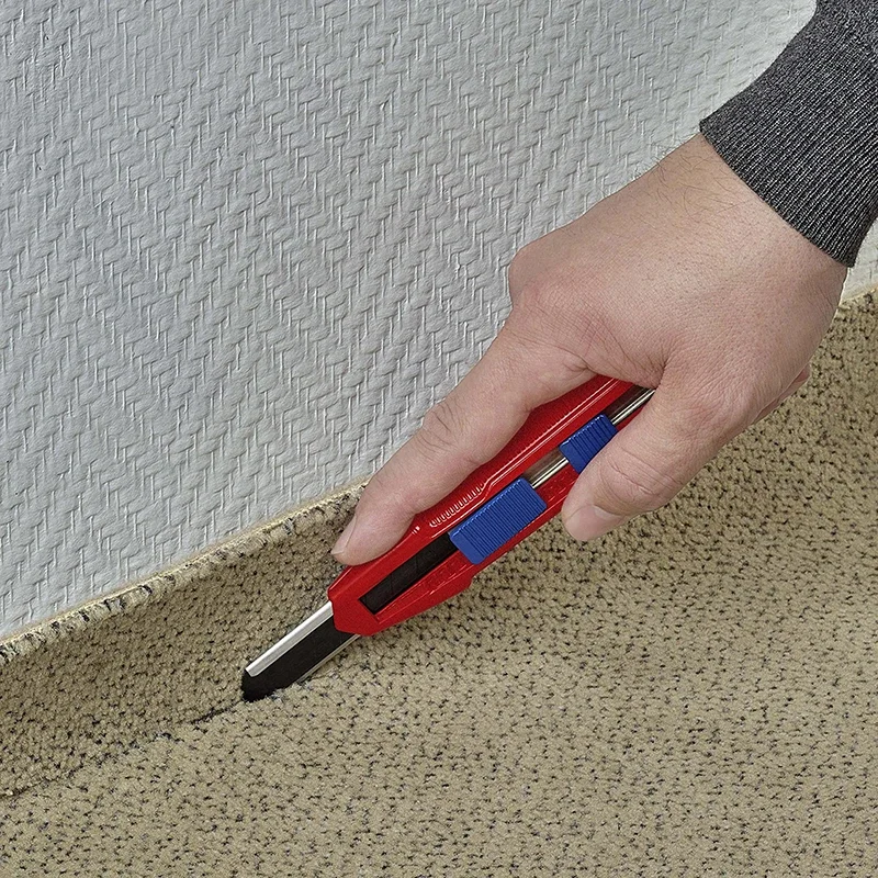 KNIPEX 90 10 165 BK CutiX Universal Knife Suit for Cutting Wallpaper etc Utility Knifves CutiX Universal Knife