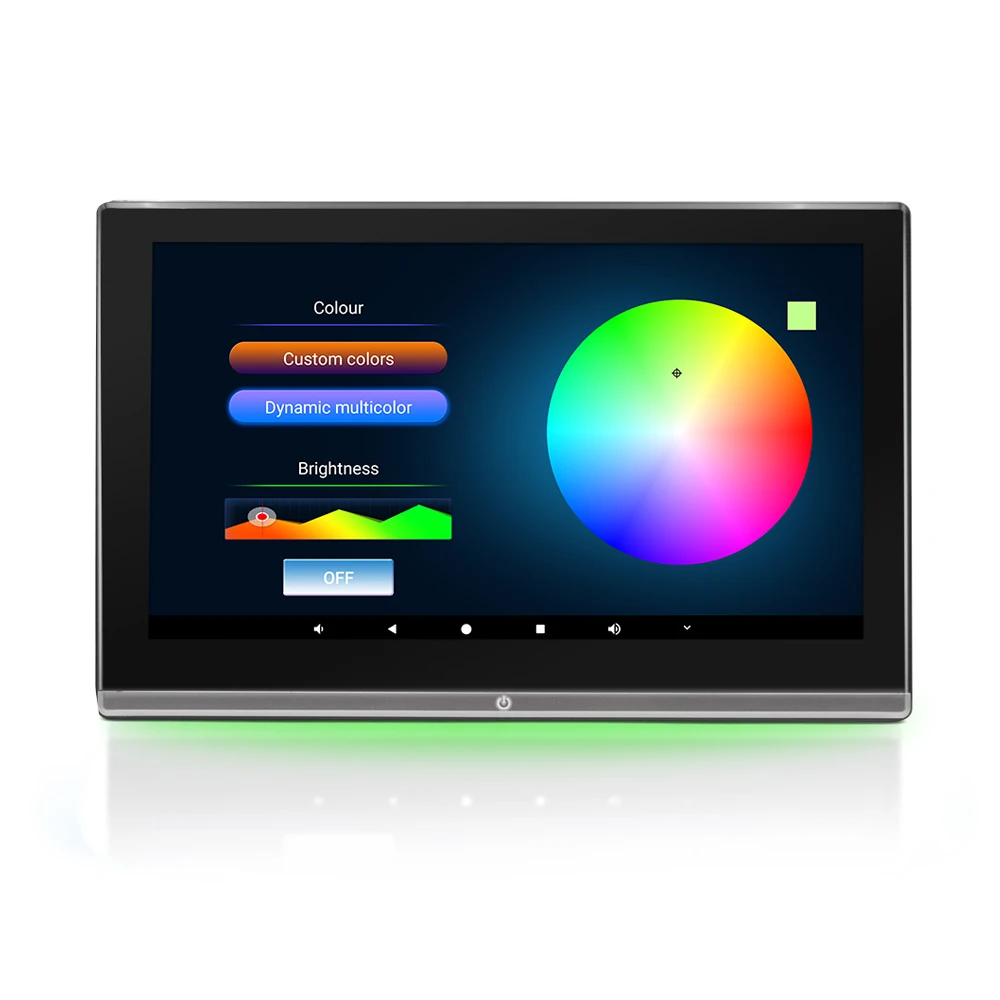 

13.3 Inch Screen Smart TV Rear Seat Entertainment Player HD IPS Touch Screen Android 12 4+64GB Car Headrest Multimedia