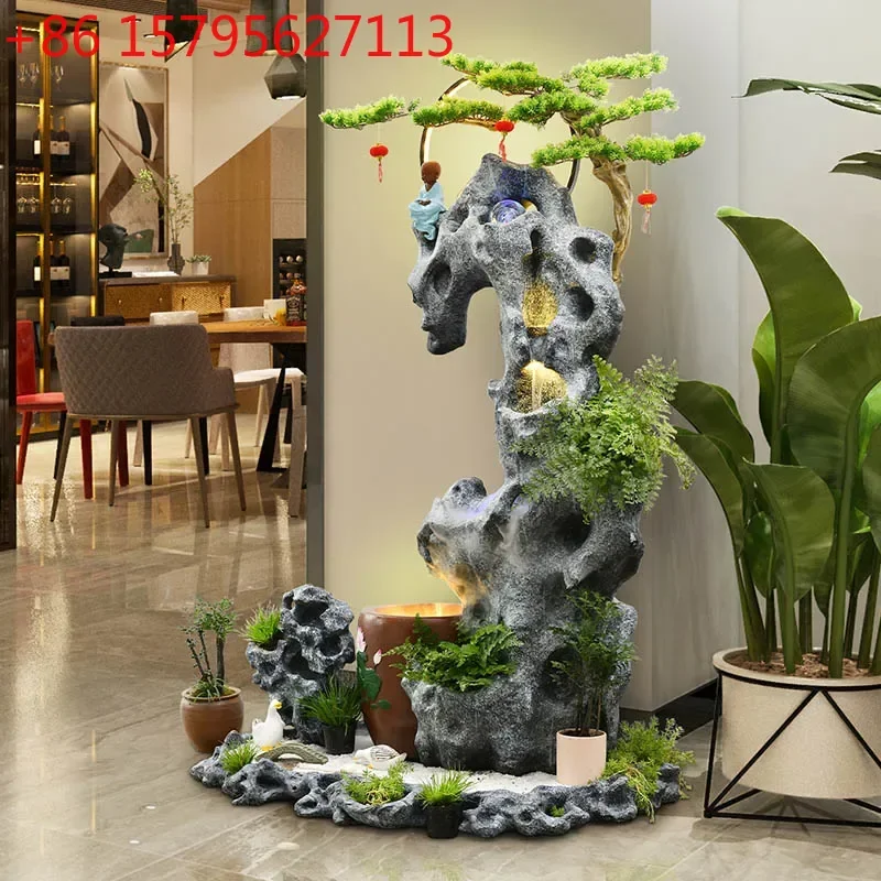 

Garden Landscape Small Fish Pond Floor Decoration Artificial Mountain and Fountain Water Landscape Decoration