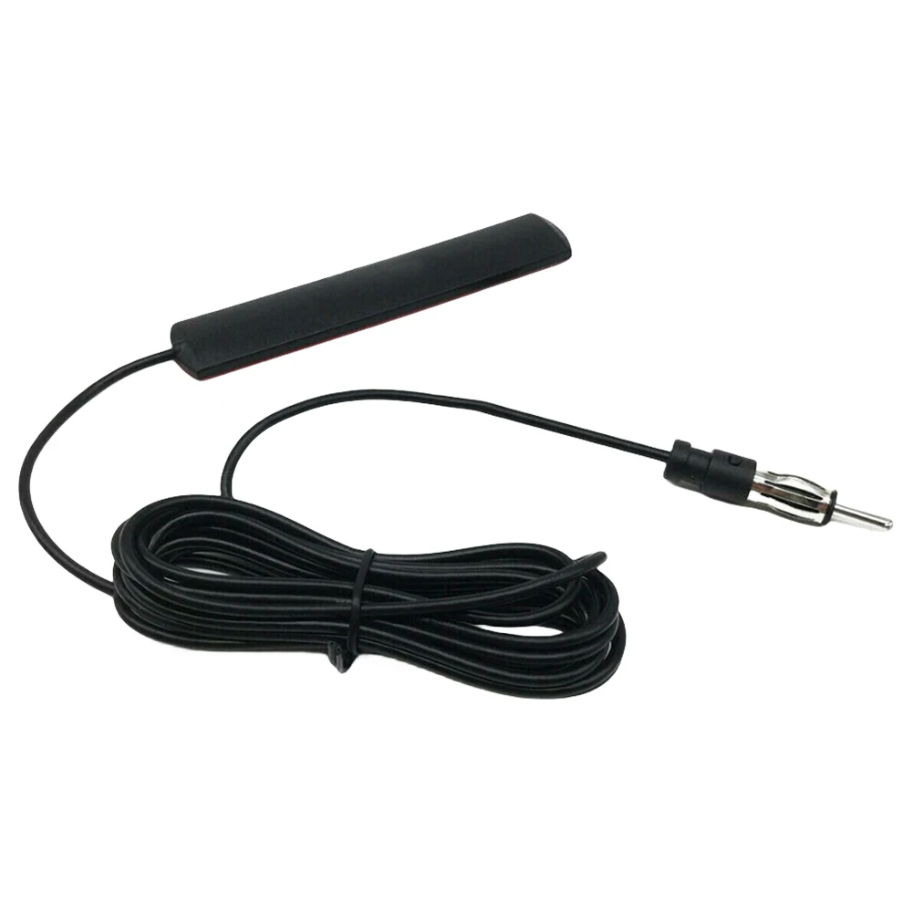 DC 5-12V Car Electronic Radio Antenna Car Hidden Amplified Antenna Signal Amplifier Booster Antenna for Car Truck Motorcycle