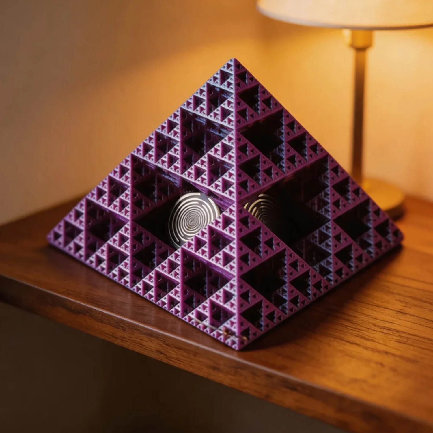 Crystal Demagnetization MWO Energy-Cultivation Pyramid - Polarization Disk Electromagnetic Multi-Frequency Oscillator
