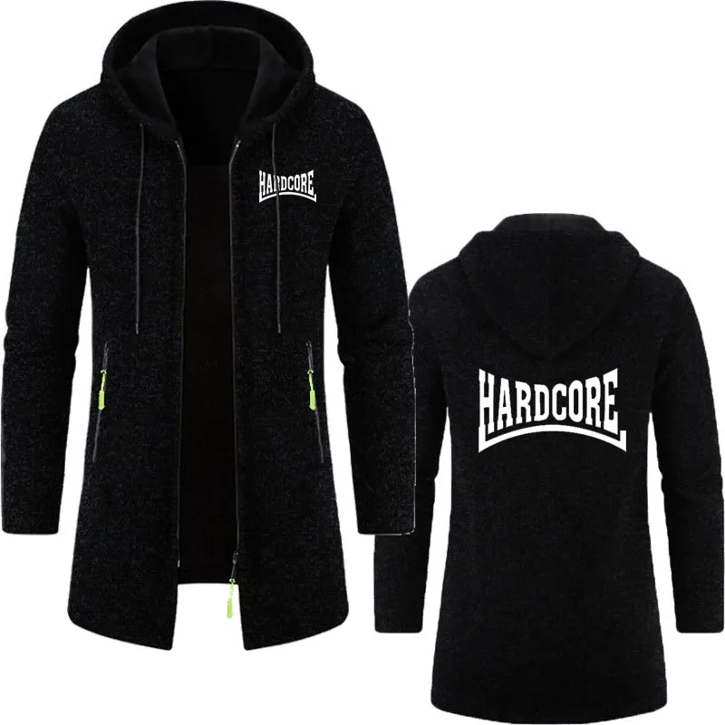 Sweatwear masculino esporte hoodies moletom de manga longa para homem hardcore ma1 impressão zíper com capuz masculino solto e confortável jaqueta