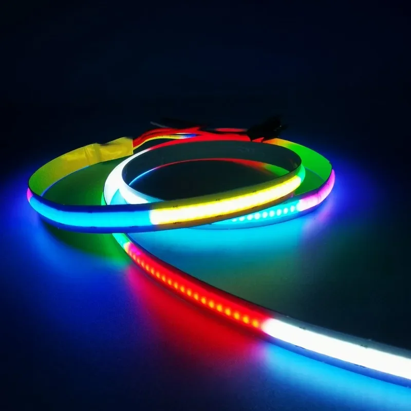 5V COB FOB WS2812B SK6812 332Led RGB Smart Dream Color Magic Digital Addressable Full Color Led Strip High Density Flexible Tape