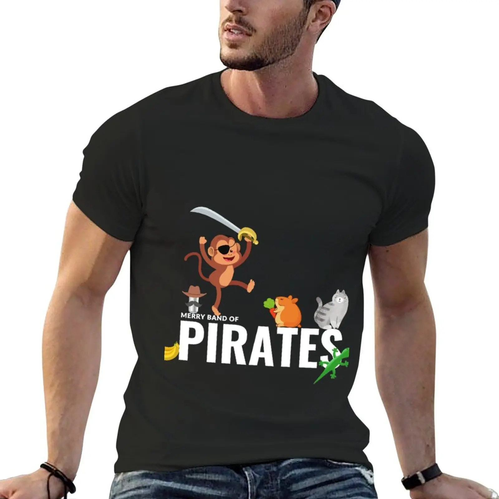 Merry Band Of Pirates Expeditionary Force Skippy T-Shirt quick-drying graphic t shirt vintage mens graphic t-shirts