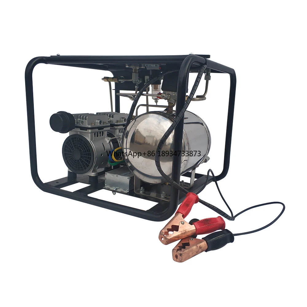 SCU80 Two Persons Dive at One Time with Hose 12V Power Diving Air Compressor