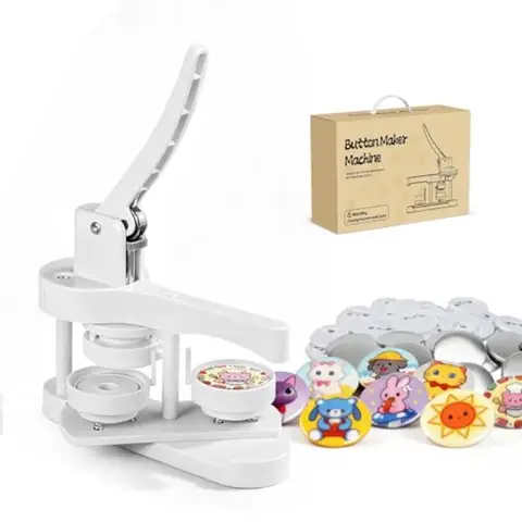 2026 Liter 3-in-1 Meter Meter White 58mm with 50 Push-Thru Parts No Assembly and Hipster Cutter (White) (58mm)