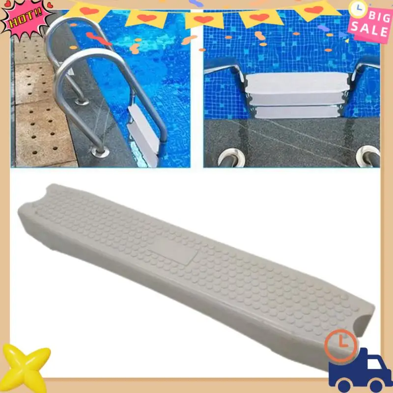 

Premium 2Piece Swimming Floor Step Tread Fittings Entrance Stairs Ground Escalator Treads Swimming Pool Fittings White