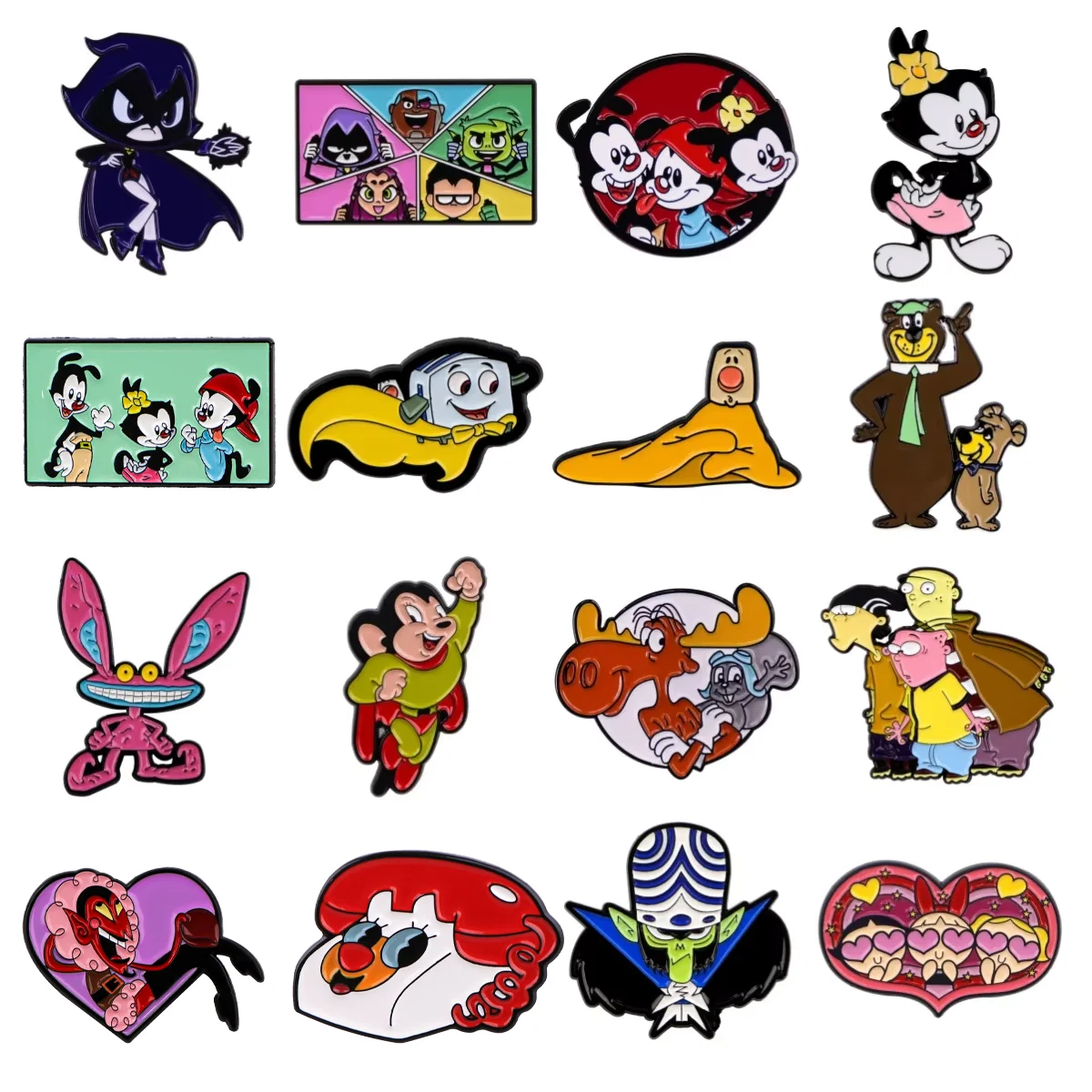 

90s Cartoon Badges Enamel Pin Brooch Cute Anime Metal Lapel Pins for Backpacks Brooches Fashion Jewelry Accessories Gifts