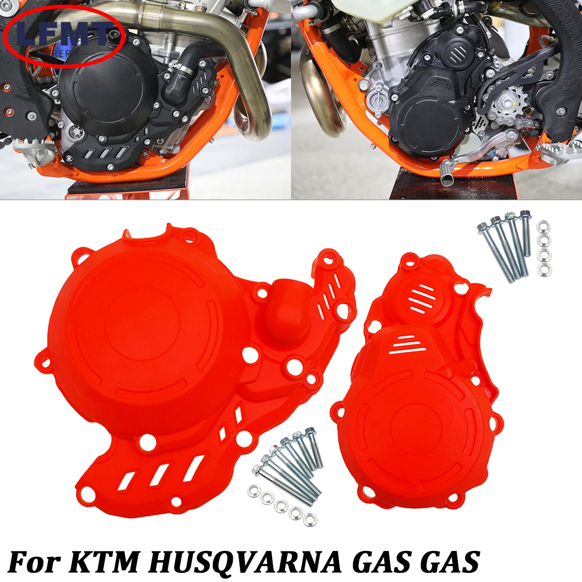 

For KTM EXCF SXF XCF XCFW 250 350 FREERIDE 4T EXC-F SX-F XC-F XCF-W For Husqvarna FC FE FX Engine Clutch Cover Guard Protector