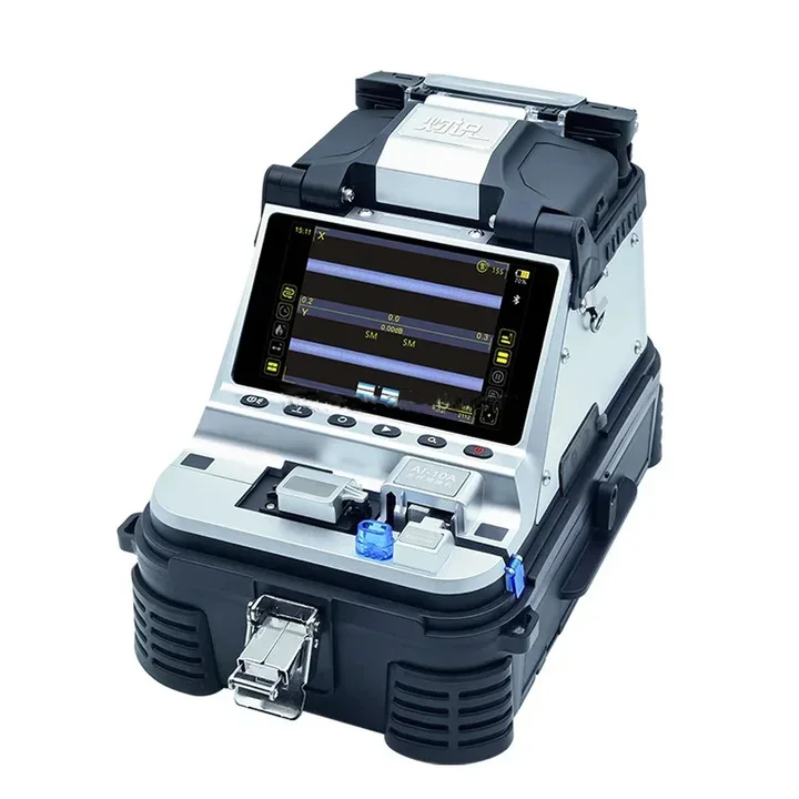 Embedded Electric Automatic Fiber Cleaver Fucionadora Ai10 Fusion Splicer Machine