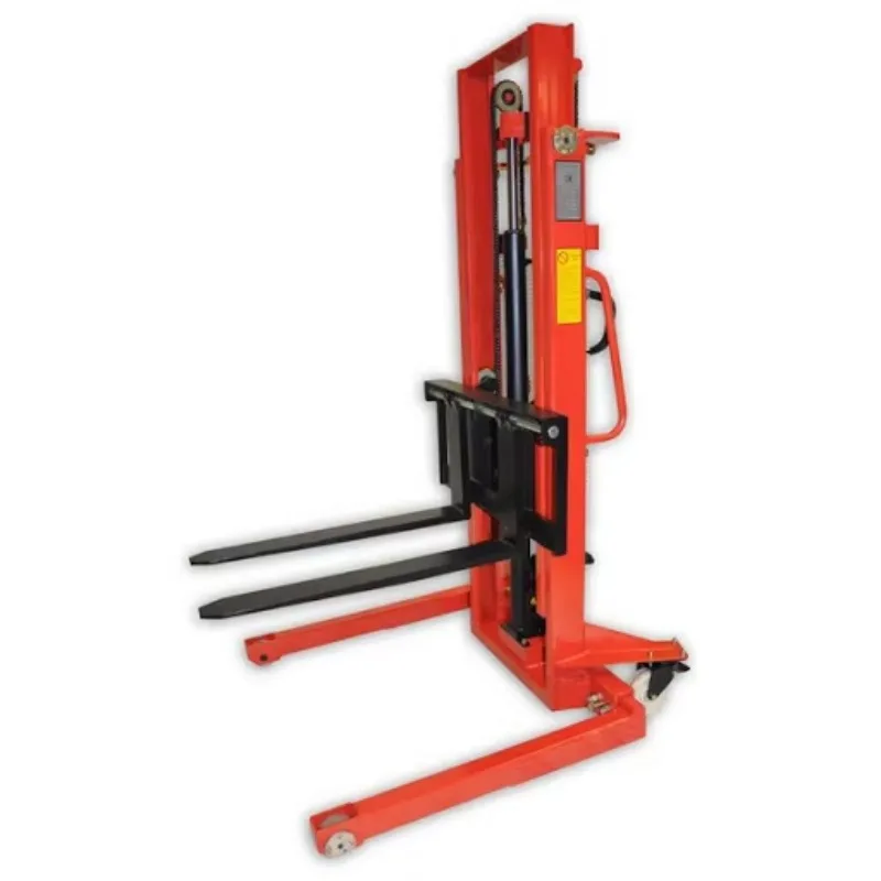 1600mm 2000kg adjustable fork pallet lift hand pallet stacker, factory supply chain.