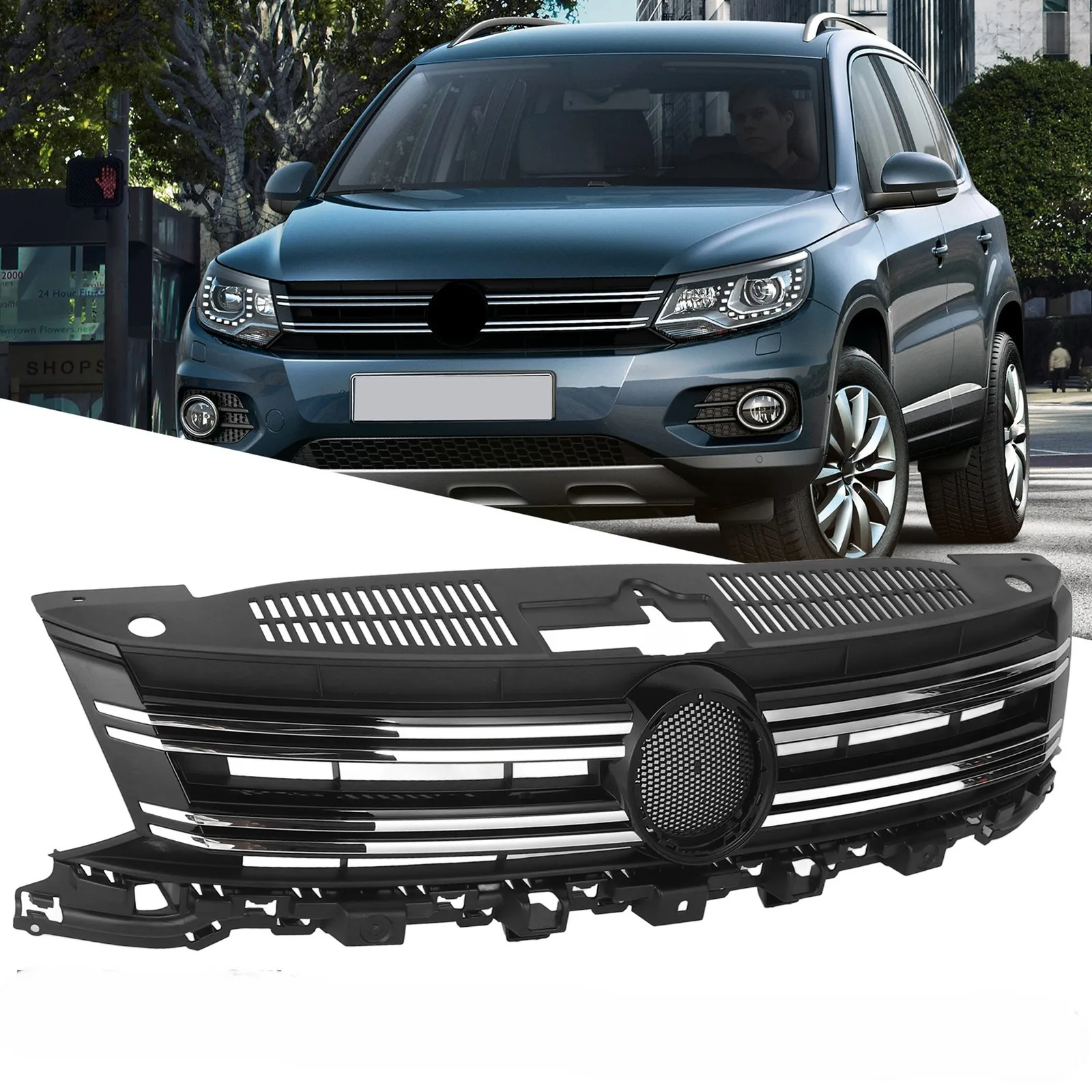 

For Volkswagen 2013 TIGUAN FRONT GRILLE OE 5NO 853 651H Original Replacement Auto Part