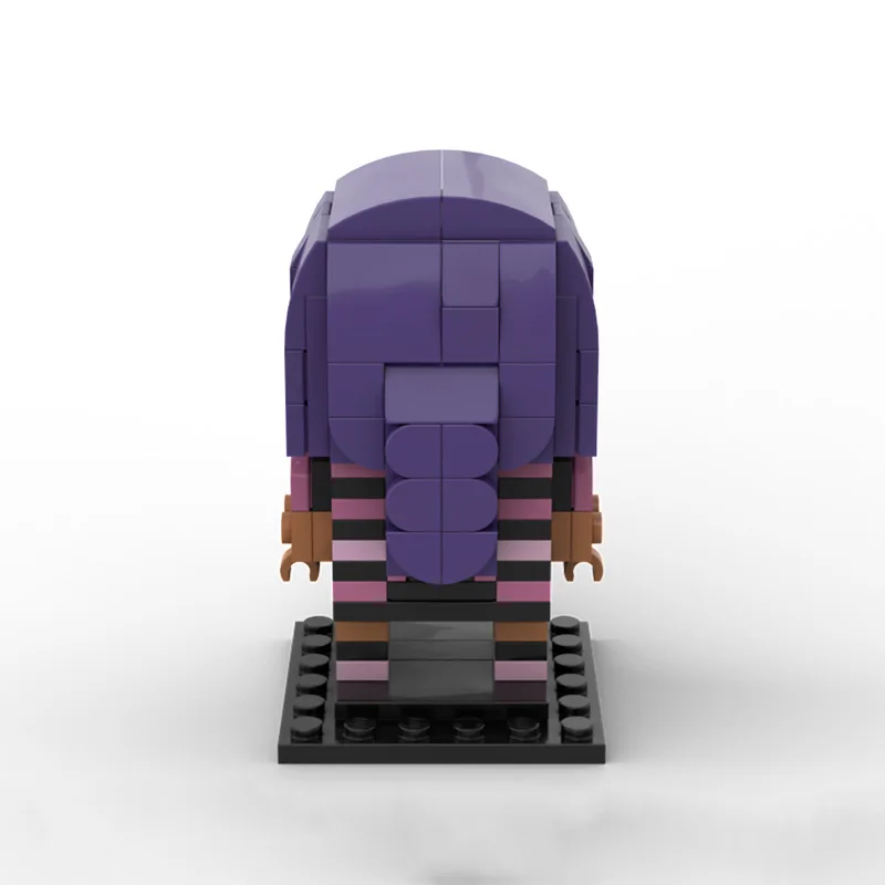 150 pièces Figurine Brickheadz Style MOC personnalisable, modèle de blocs de construction modulaires créatifs, jouet DIY créatif, cadeau de festival