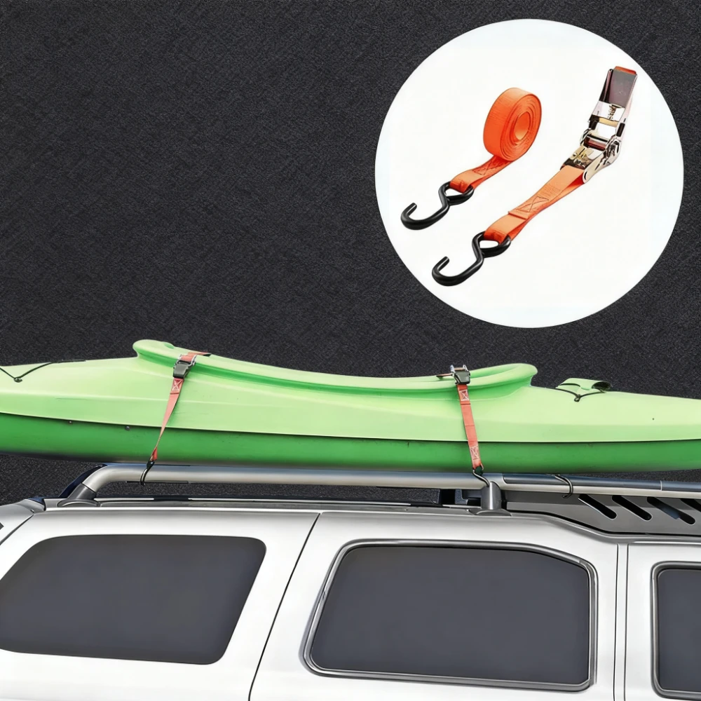 أشرطة ربط للدراجة النارية، أشرطة ربط للأسفل، أشرطة ربط للأسفل، أشرطة بسقاطة، لدراجة السيارة مع مشبك معدني قابل للتعديل