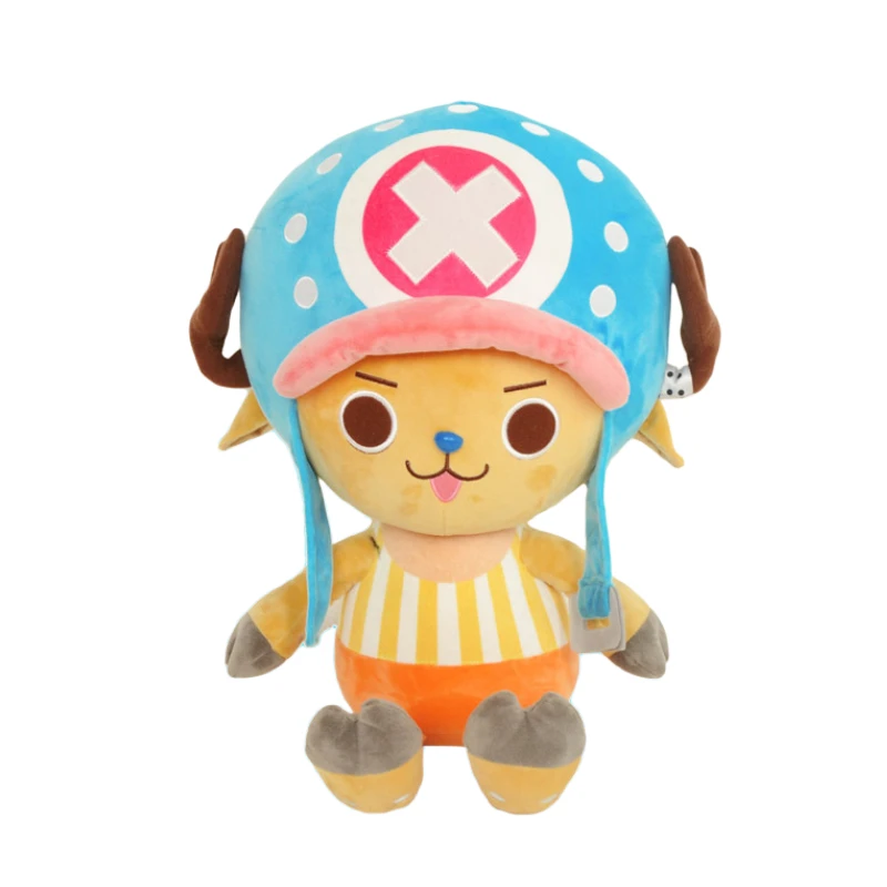 Japanische Anime 25 cm One Piece Original Plüschtiere CartoonFigure Ruffy Chopper Ace Roronoa Zoro Niedliche Stoffpuppe Kinder Weihnachtsgeschenke – Detail 2