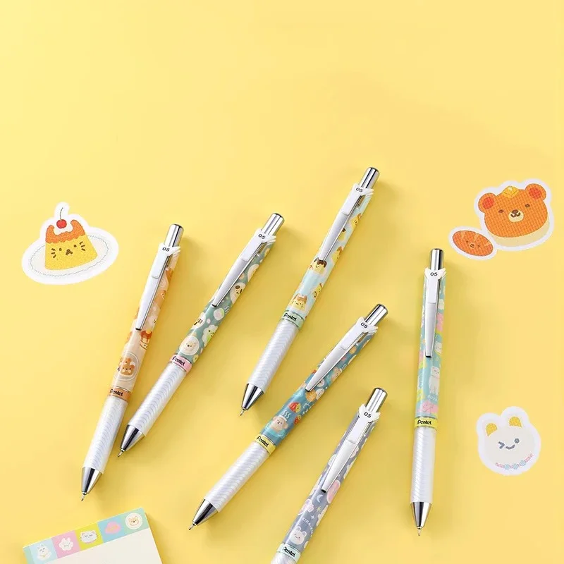 caneta-neutra-japonesa-pentel-kawaii-bln75-05-mm-preta-para-estudantes
