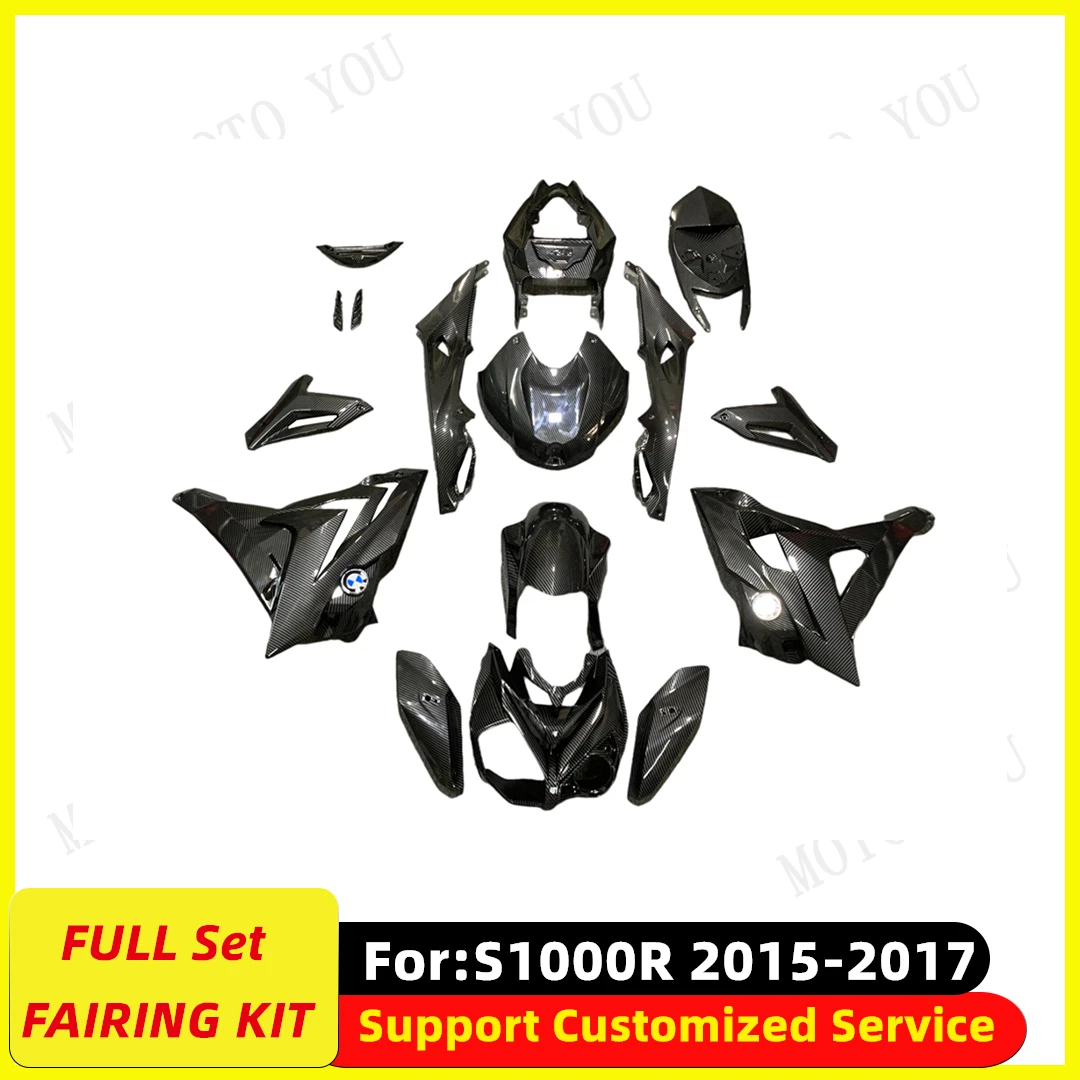 

NEW ABS Motorcycle Injection fairings kit fit For S1000R 14 15 16 17 S1000 R 2014 2015 2016 2017 Fairing set carbon fiber paint