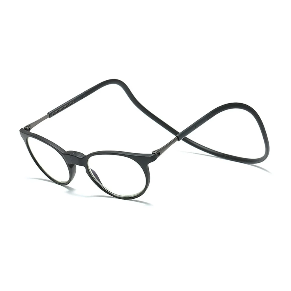 Comfortable Soft TR Magnetic Absorption Hanging Neck Reading Glasses for Men and Women