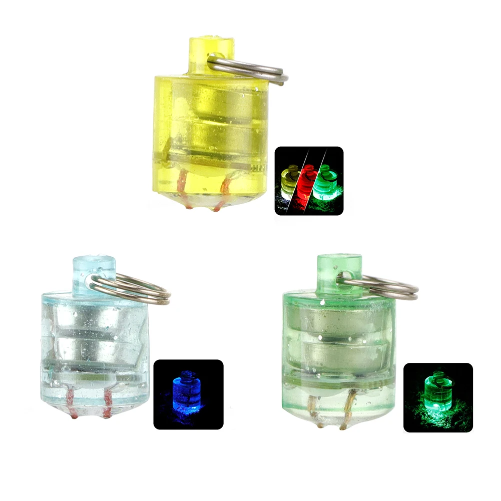 Mini Underwater Fishing Light LED Fishing Lures Luminous Lure Lamp Deep Drop Fishing Lights for Night Fishing