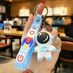 Keychains Astronaut Kawaii Key Chain Spacemen Cute Lovely Pendant Car Key Decoration Cartoon Couple Pendant Friendship Keychain