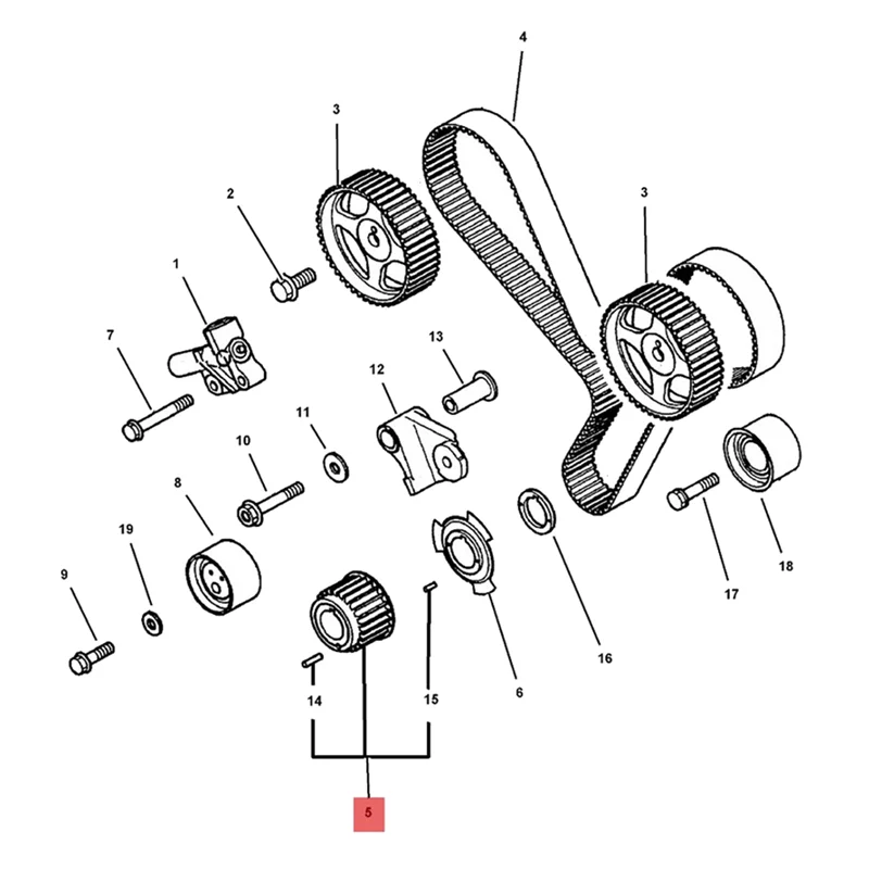 MD184894,MD184901,MD309036,MD008959 Engrenagem do virabrequim roda dentada & Sensor Blade & Spacer para Montero Pajero/Esporte
