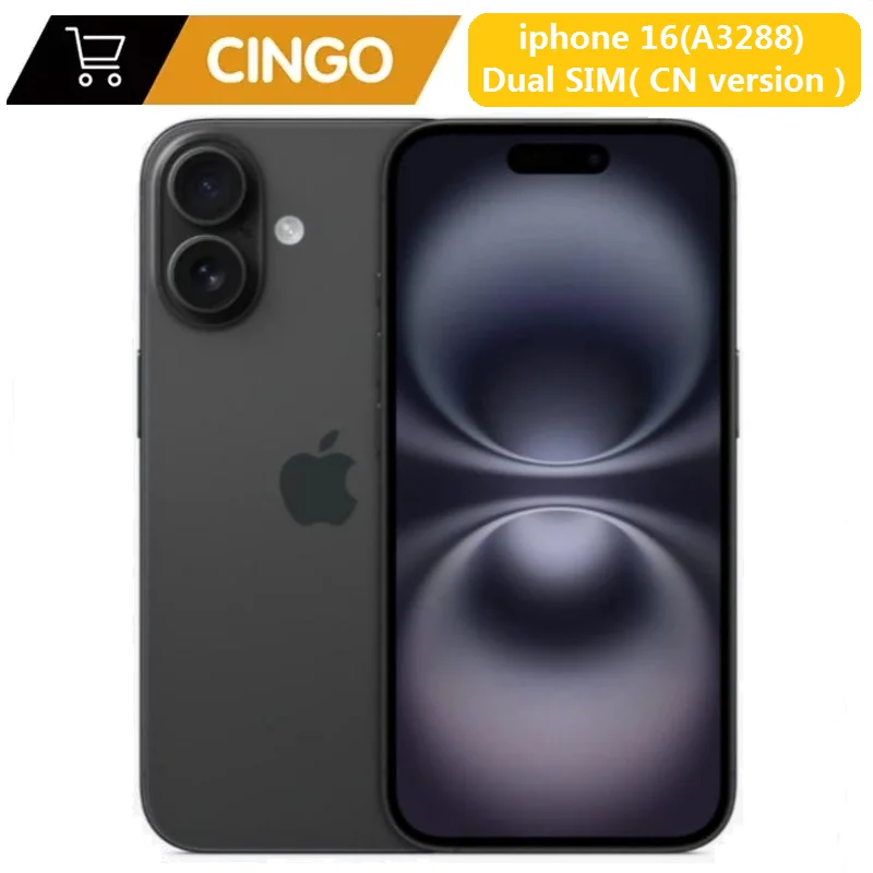 Оригинальный мобильный телефон iPhone 16 с двумя SIM-картами, 6,1 дюйма, A18, 5G, разблокировка Apple Phone Face ID, 8 ГБ + 128/256/512 ГБ, смартфон, физическая SIM-карта Оригинальный мобильный телефон iPhone 16 с двумя SIM-картами, 6,1 дюйма, A18, 5G, разблокировка Apple Phone Face ID, 8 ГБ + 128/256/512 ГБ, смартфон, физическая SIM-карта