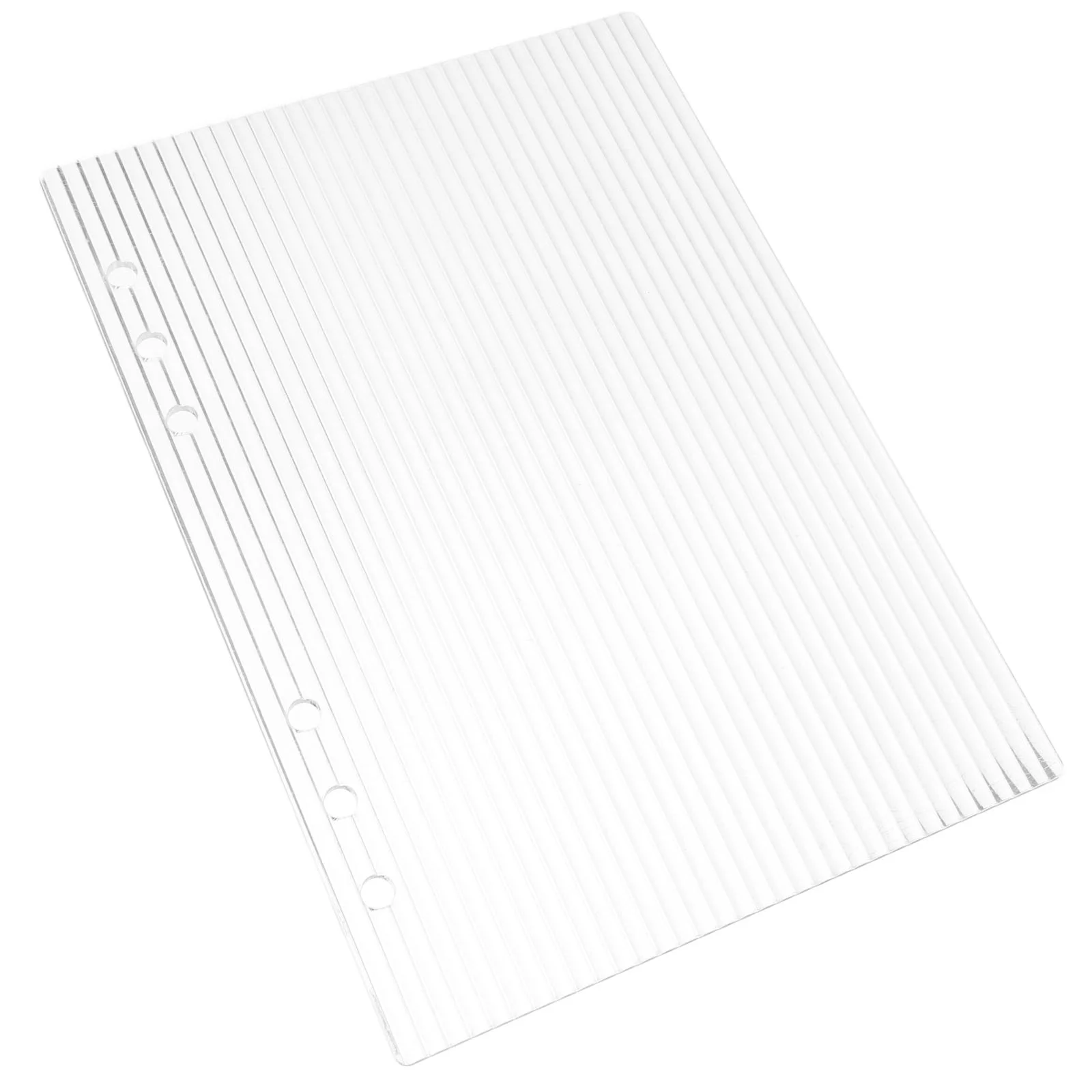 

Acrylic Binder Cover Clear Acrylic Notebook Cover A5 6 Rings Diary Small Journal Planner Notepad Cover for DIY Planner Notebook
