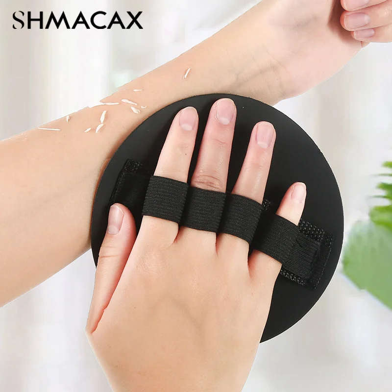 Black Body Exfoliating Bath Scrubbing Shower Brush Dead Skin Remover Bathing Tools Circular Painless Bath Towel