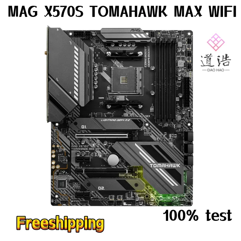 For MAG X570S TOMAHAWK MAX WIFI Motherboard 128GB M.2 HDMI Socket AM4 DDR4 ATX X570 Mainboard 100% Tested Fully Work