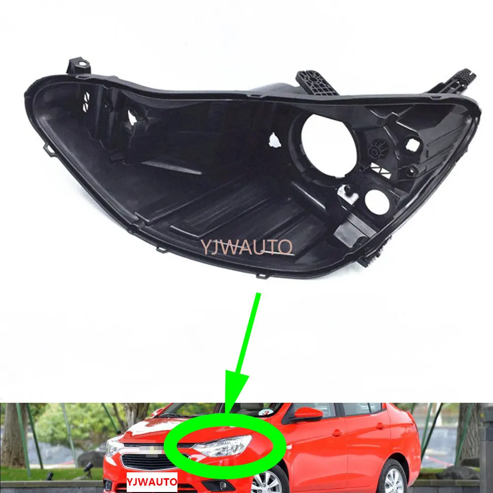 

Headlight Base for Chevrolet Sail 3 2015~2018 Headlamp House Car Light Replacement Rear Front Lamp Holder Back Support