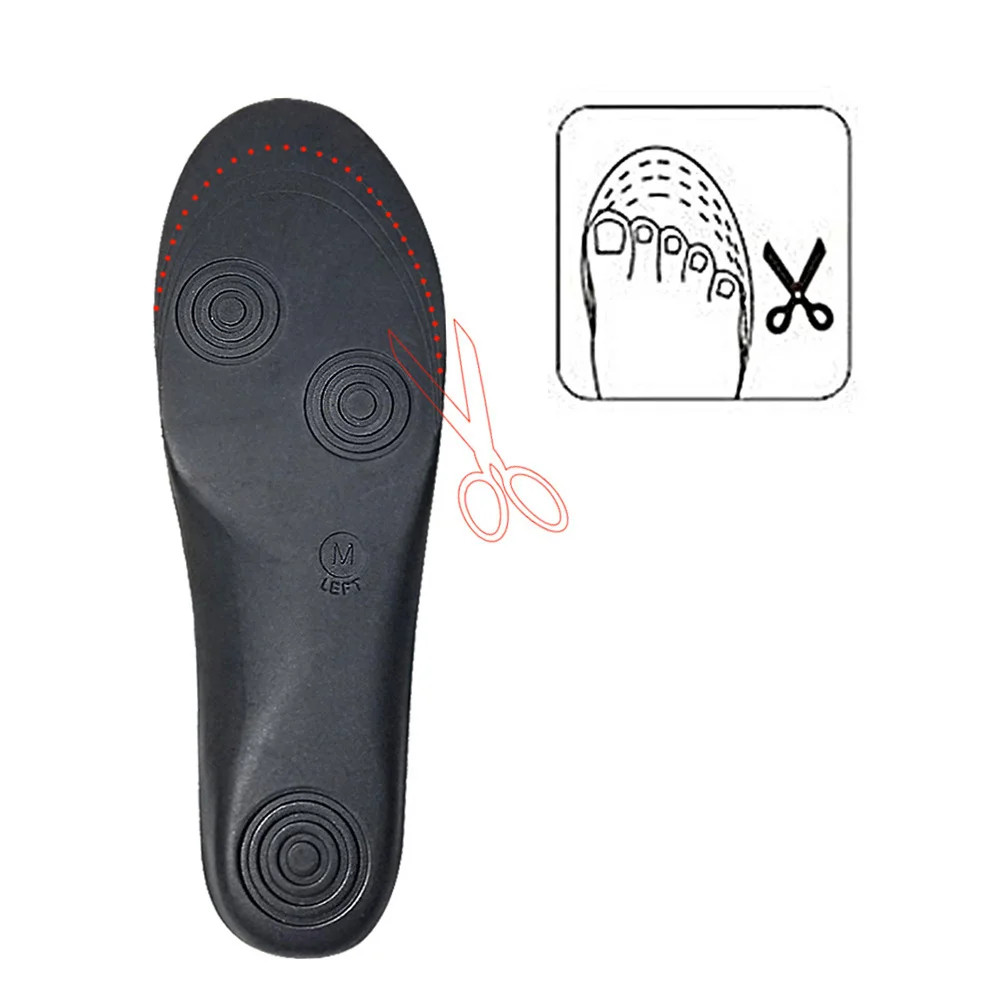 

1Pair Flatfoot Correction Insoles Arch Support Orthotic Pads Breathable Cuttable Cushions for Running Basketball Hiking