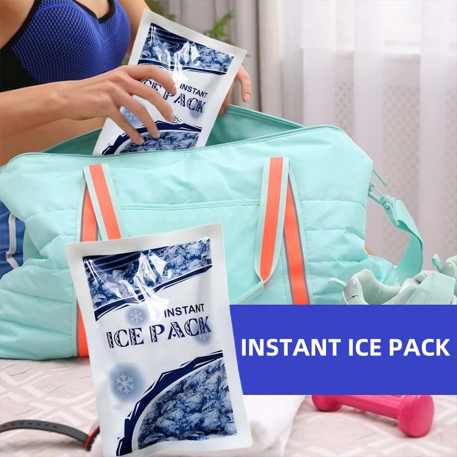 Instant Cold Pack Disposable Ice Packs for Injuries Swelling Inflammation Muscle Strains Sprains Perfect for First aid Kit