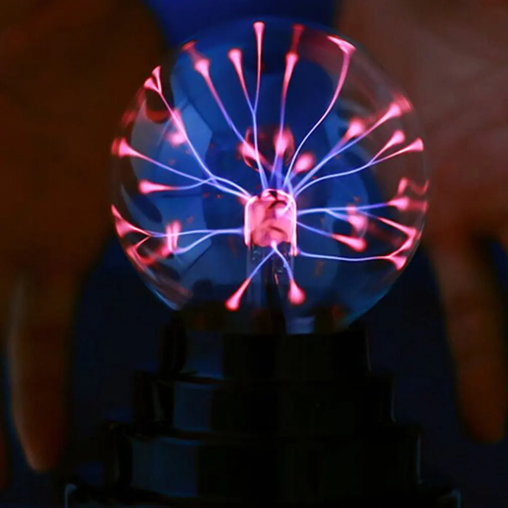Plasma Ball Atomosphere Night Light Lava Lamp Supply By USB and AAA Batteries Kids Gift 2023 Magic Lightning Bolt LED Lampen