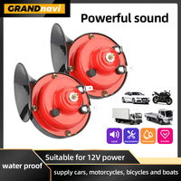 2PCS 12V 300DB Waterproof Car Snail Electric Horn Universal For Car Motorcycle Truck SUV RV Marine Boat Sound Loudspeaker