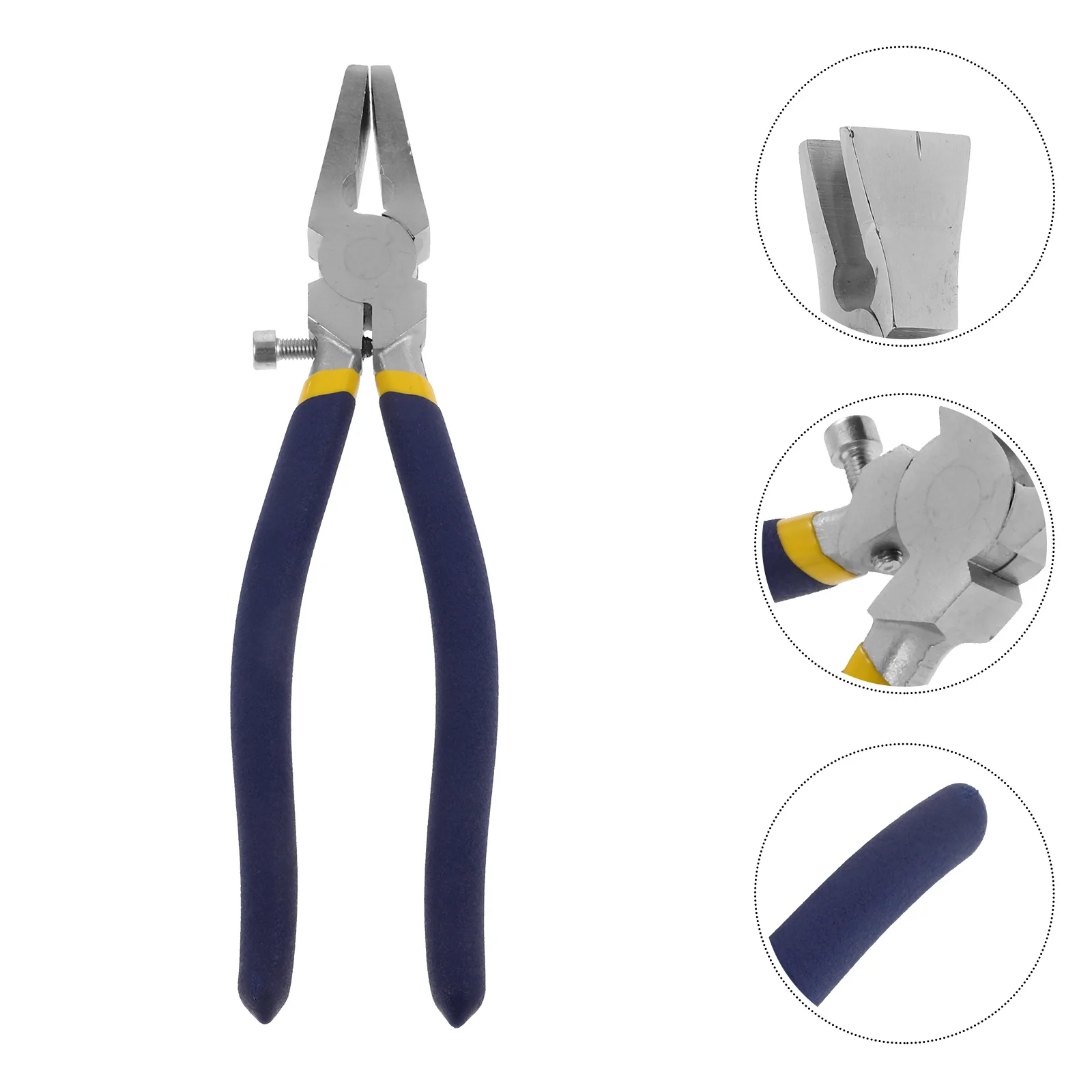 

Glass Breaking Pliers Studio Running Pliers Heavy Duty High Carbon Steel Flat Tip for Precise Glass Scoring and Breaking Tool