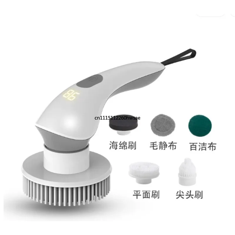 Cordless electric cleaning brush rechargeable multifunctional for aquarium pool floor car wash (12 units)