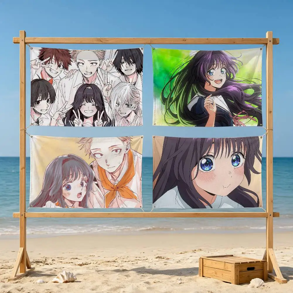 Kaoru Hana wa Rin to Saku  Flags Wall Hanging Tapestry Outdoor Garage Room Decorative flag Background Blanket