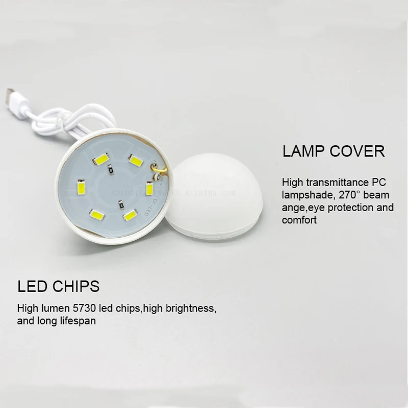 USB Inrerface Rechargeable LED Lantern DC 5V Energy Saving Light Bulb Bedroom Light Bulb Picnic Camping Light Bulb