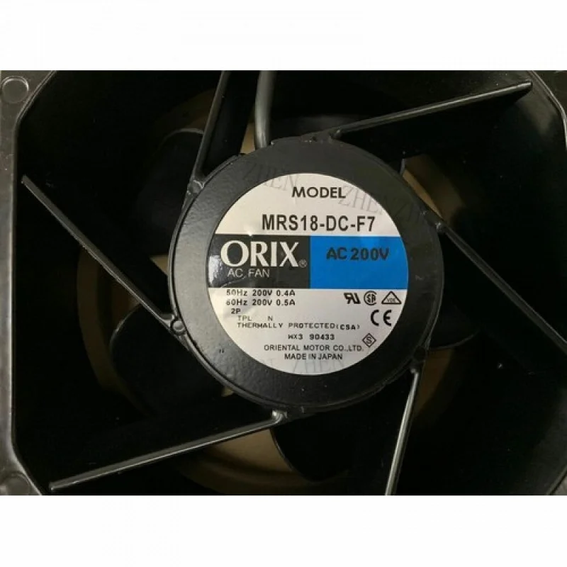 Y для инверторного вентилятора охлаждения ORIX MRS18-DC-F7 AC200V 0.4/0.5A 70/77W