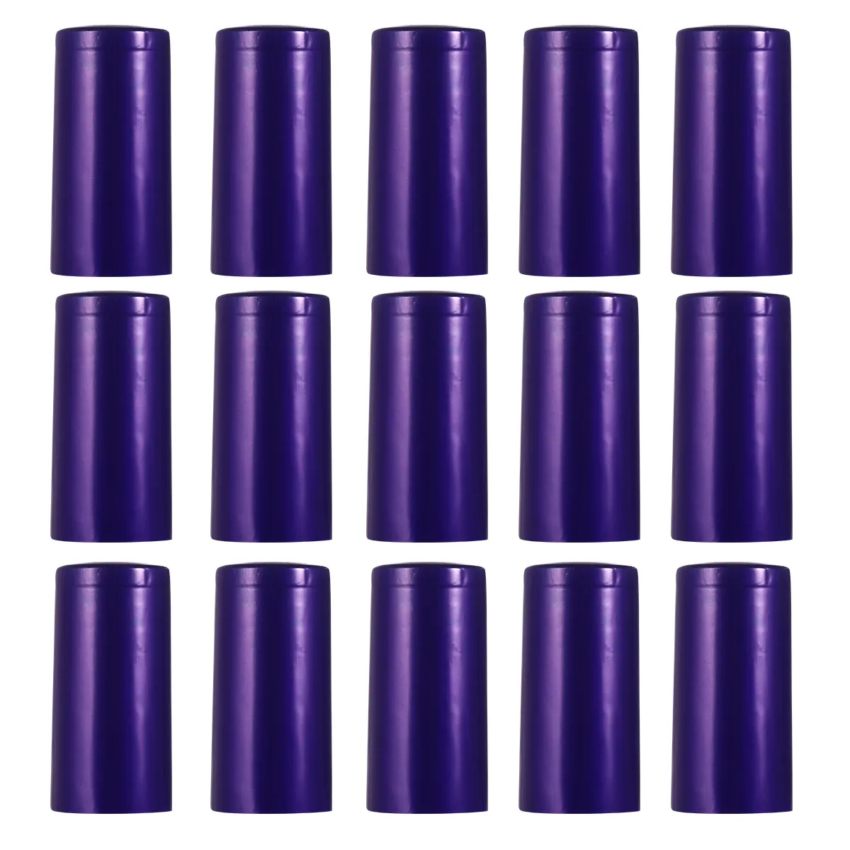 100pcs Wine Heat Shrink Capsule Film Seal Cover Bottle Protector Wrap for Wine Liquor Containers Straight Neck Sealing
