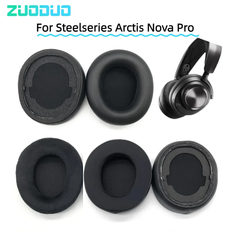

Cooling Gel Football mesh memory sponge Ear Pads for Steelseries Arctis Nova Pro Headphones, Ear Pads Cushions