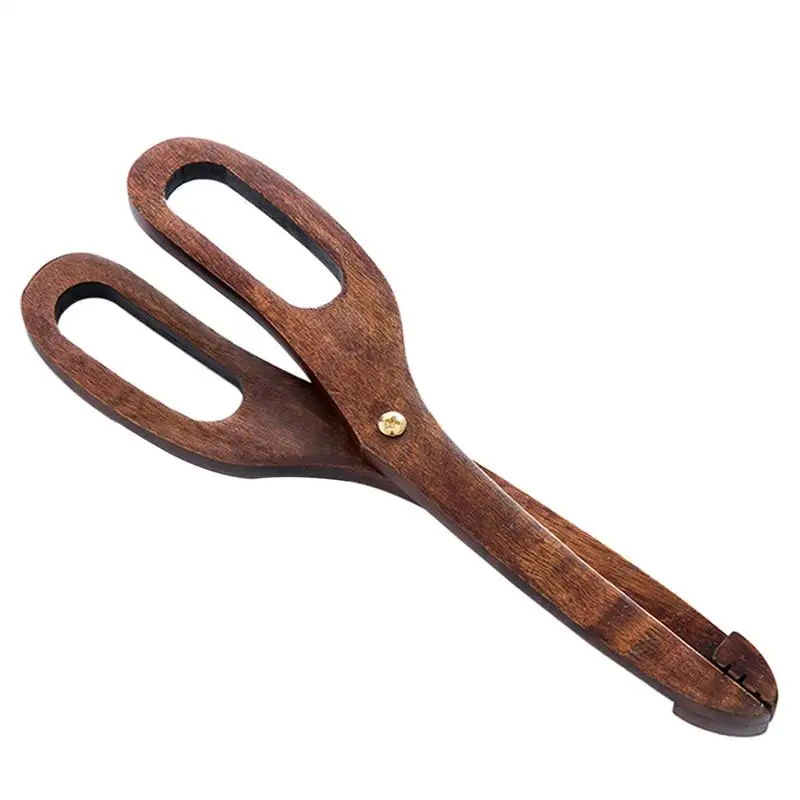 Wooden Food Clip Toast Tongs Wooden Cooking Tong Food Grade Serving Tongs Reusable Tongs For Pickles Toaster Bread Pasta