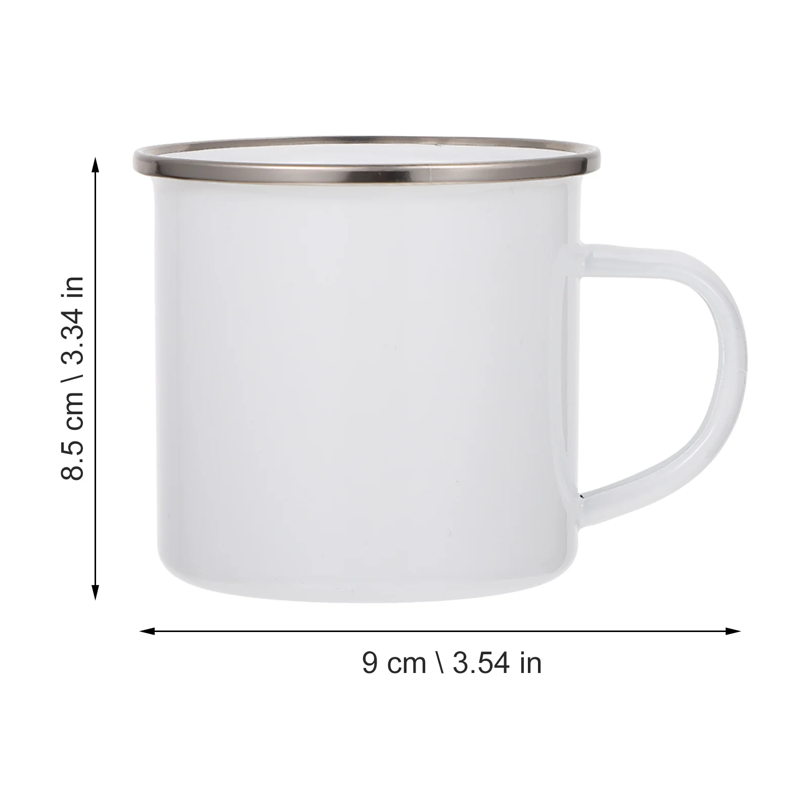 

1pc Sublimation Blank Mug Thermal Transfer Printing Coffee Cup For Home Office Diy Drinkware Water Juice Serving Cup