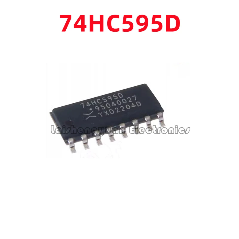 10PCS original genuine 74HC595D, 118 SOIC-16 8-bit serial or parallel output shift register 100% brand new chip 74HC595