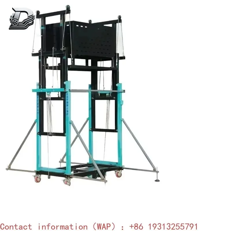 CE Certified Electric Scaffolding With Safety System 500KG Capacity Automatic Control For Building Maintenance Work