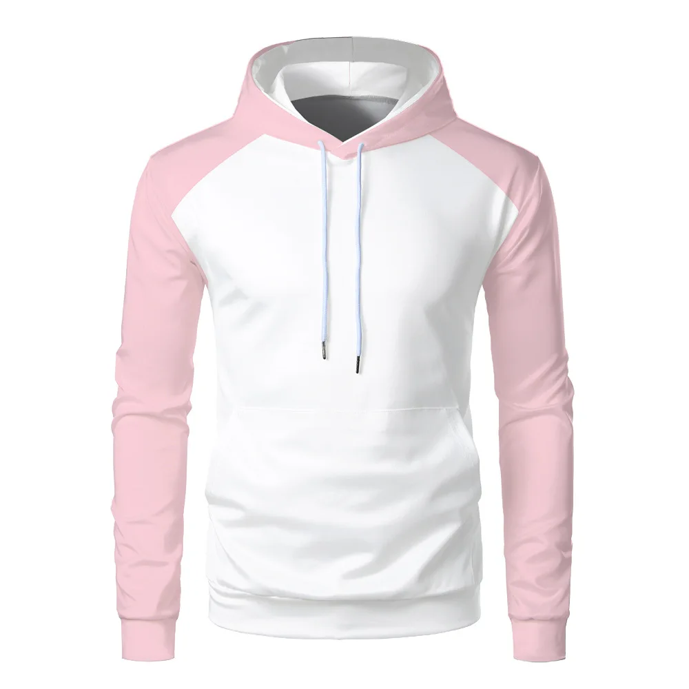 2023 sublimazione Blanks felpe in poliestere Faux sbiancato abbigliamento Unisex autunno inverno Pullover Casual per regalo di stampa Logo fai da te