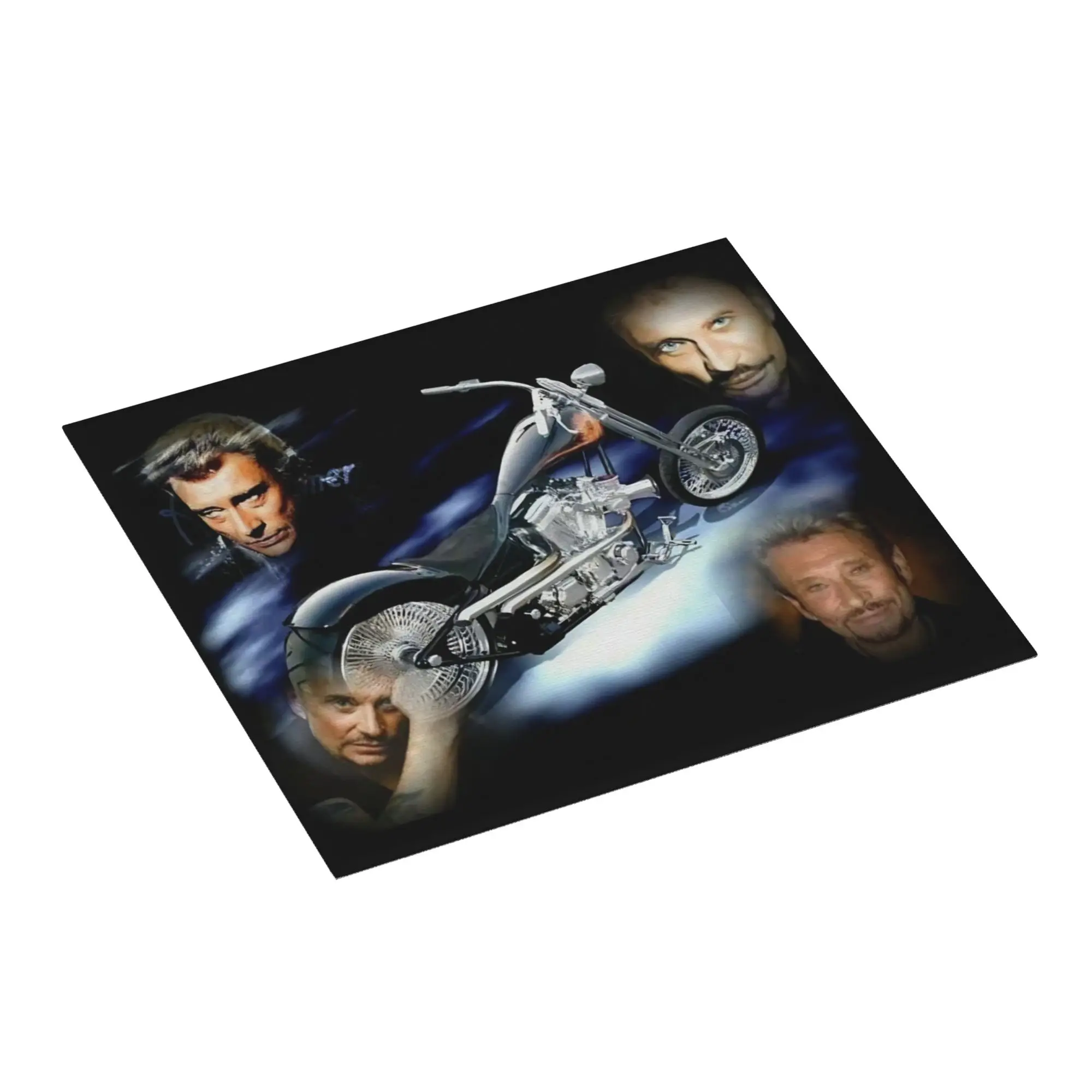 Drying Mat For Kitchen Johnny Hallyday French Rock Singer Barware Tableware Oil Proof Reusable  Washable Kitchen Sink Drying Pad