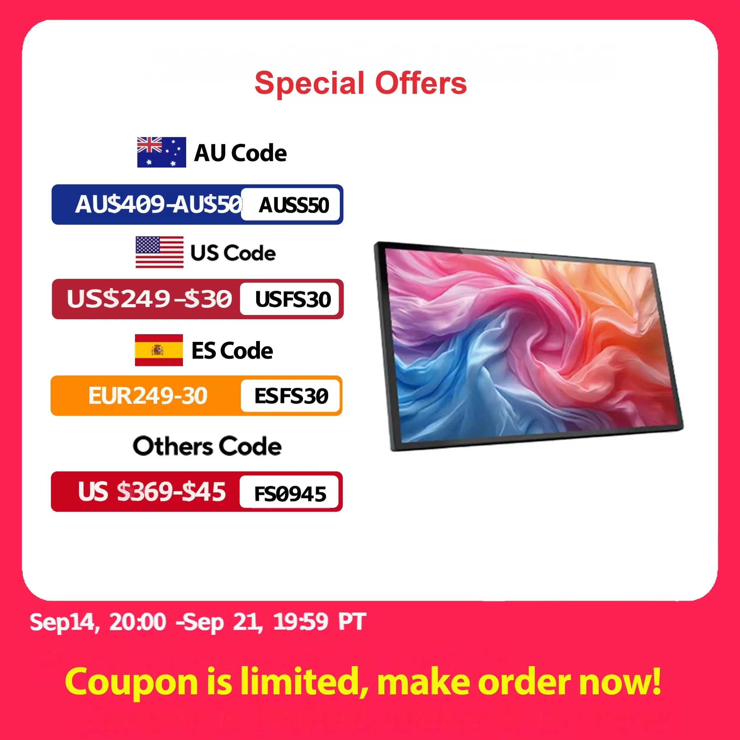 

JEESTON Touch all-in-one machine 15.6 inch Android 14 RK3576 8-core ultra-thin tablet computer desktop wall-mounted FHD POE